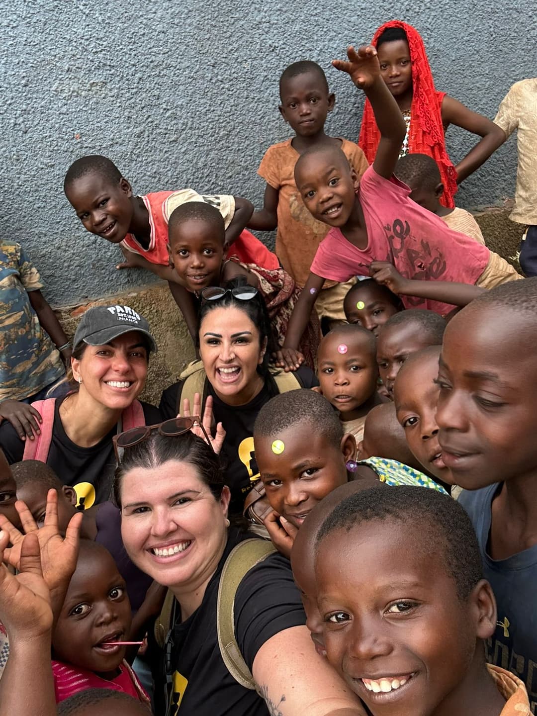 Fotos do trabalho voluntário em Uganda