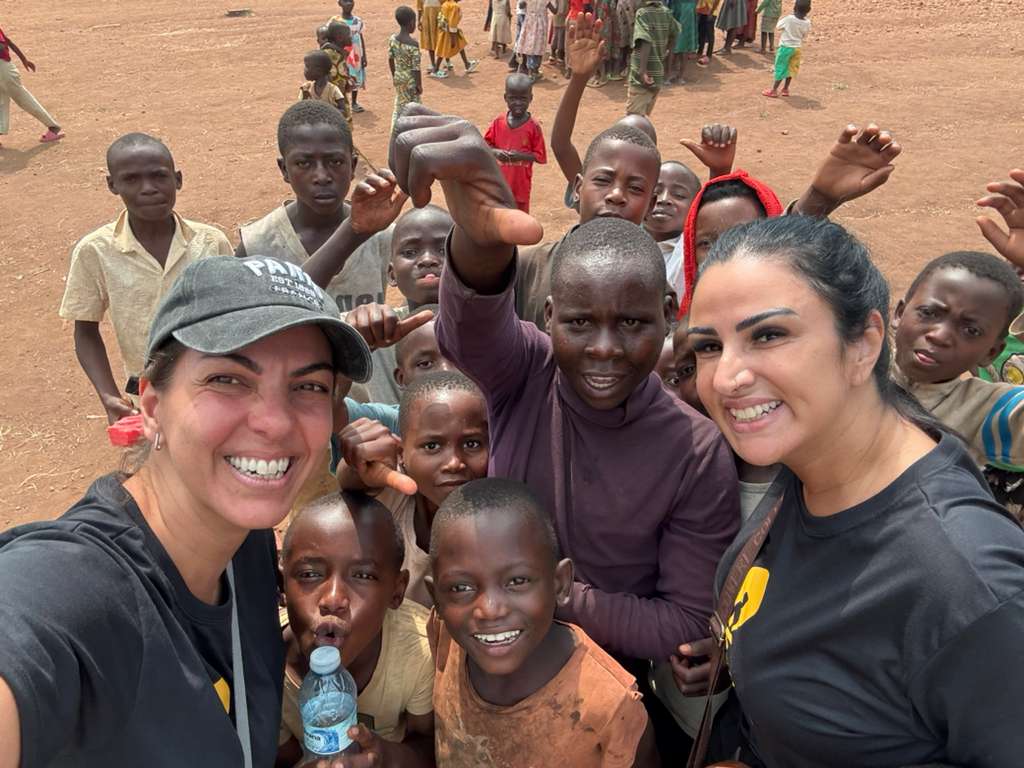 Fotos do trabalho voluntário em Uganda