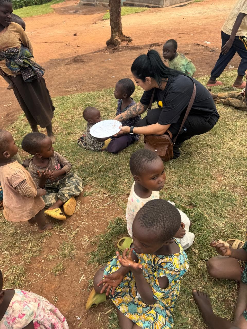 Fotos do trabalho voluntário em Uganda