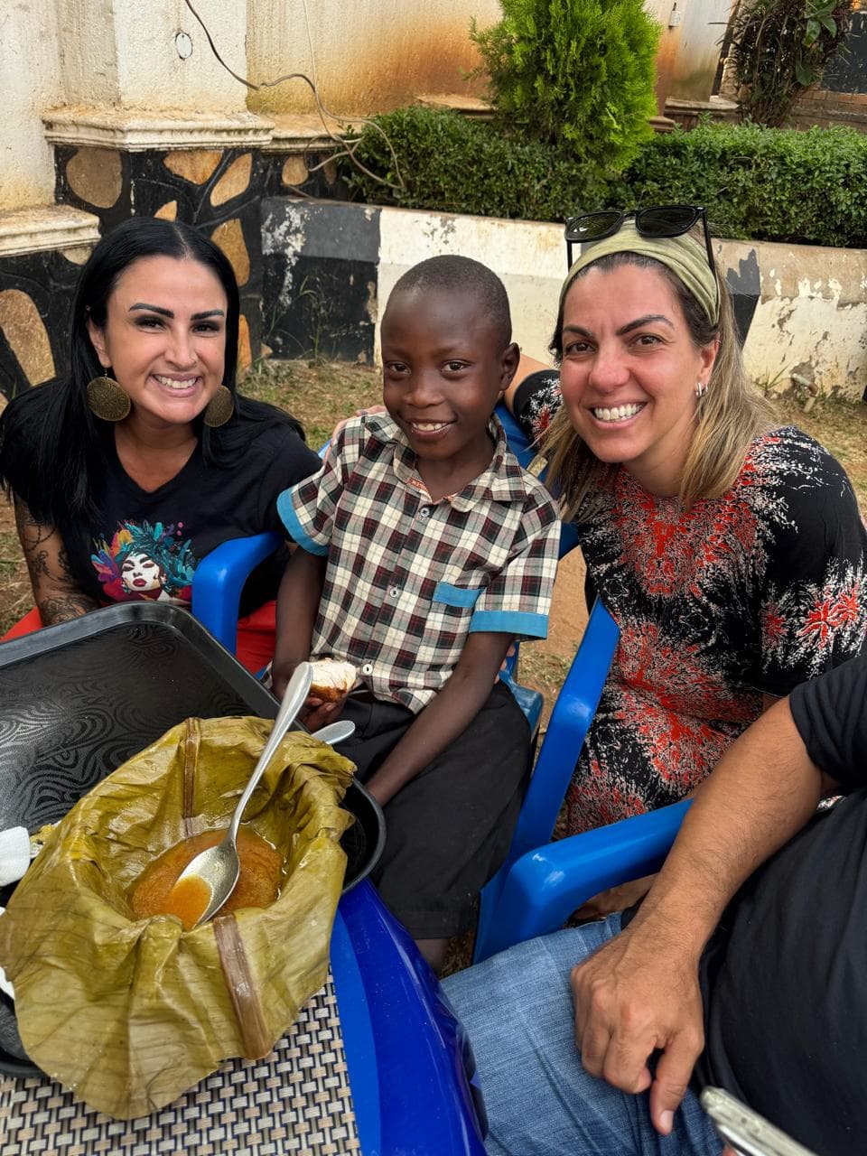 Fotos do trabalho voluntário em Uganda