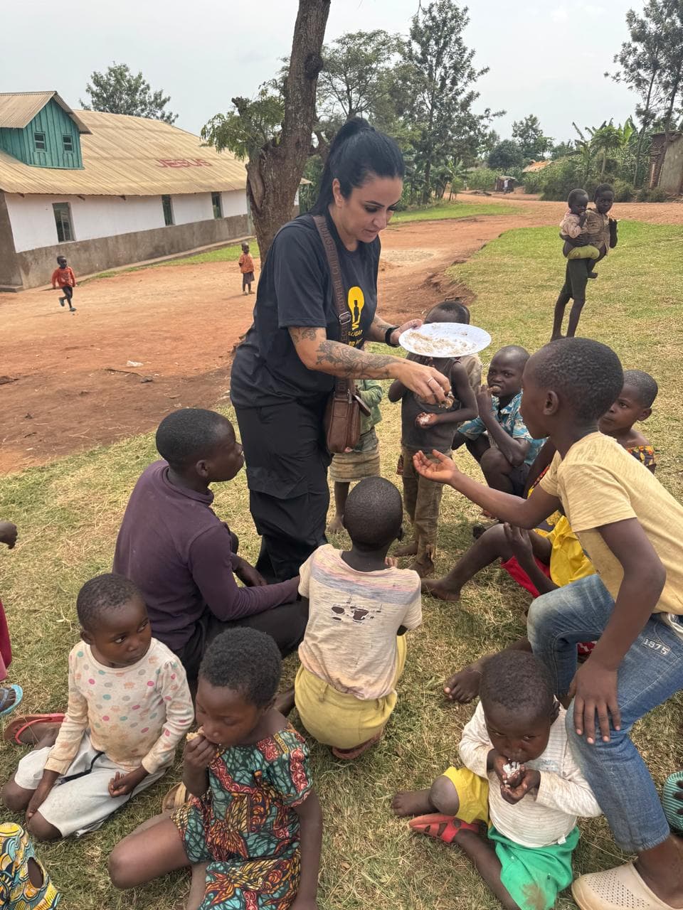 Fotos do trabalho voluntário em Uganda