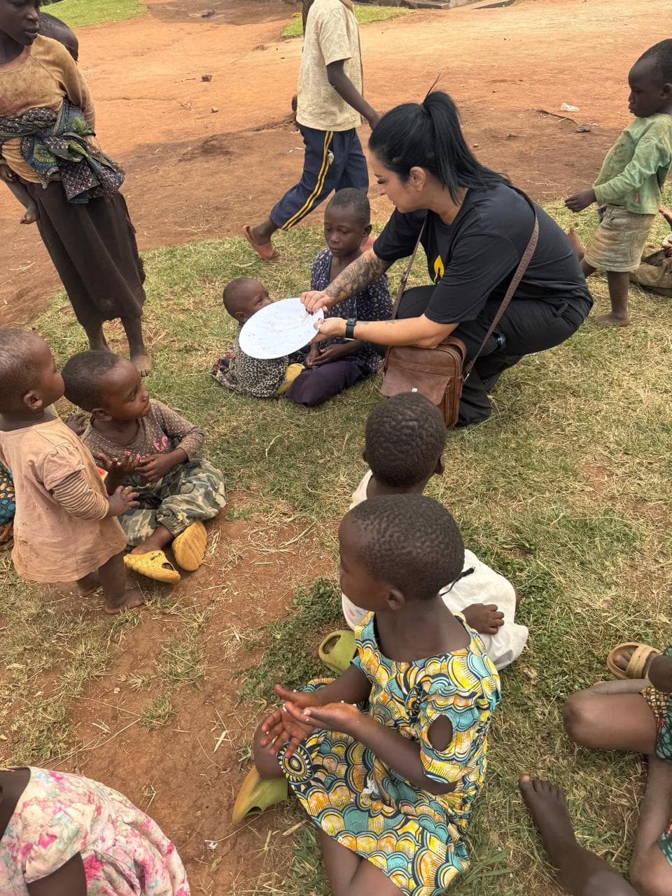 Fotos do trabalho voluntário em Uganda